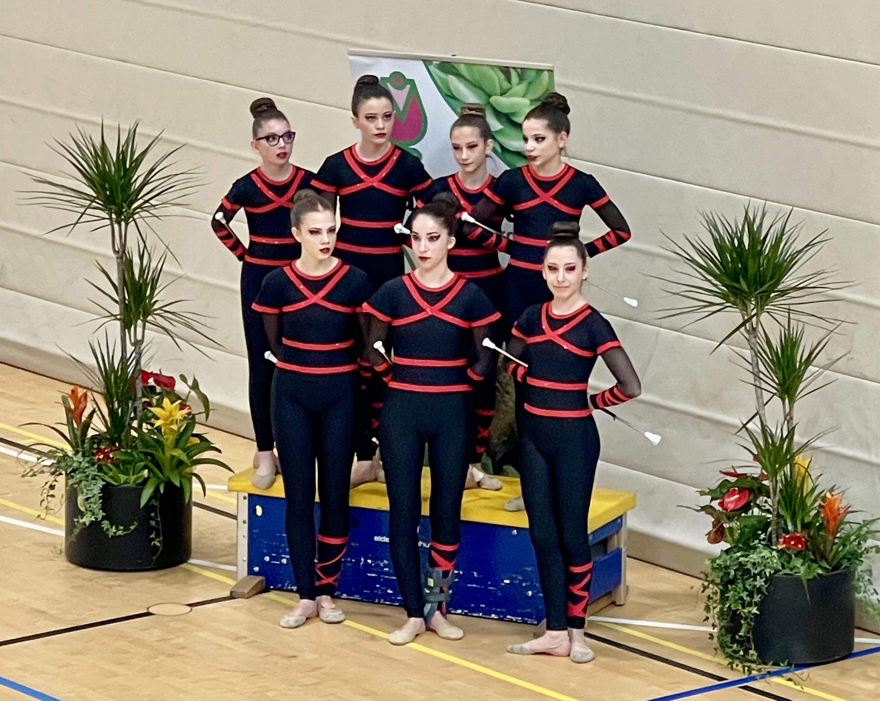 Le atlete dello Sport Twirling Bellinzona